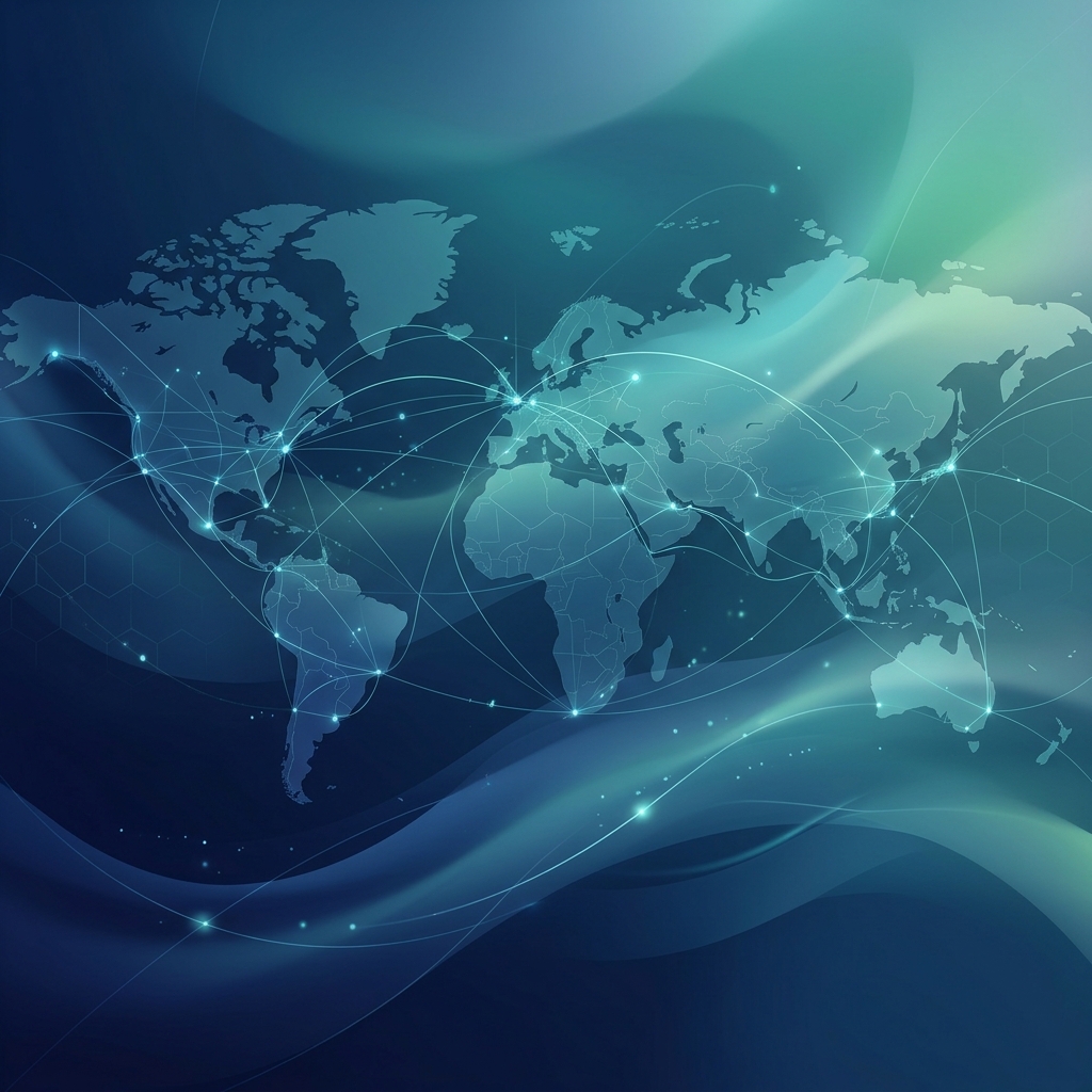Global logistics network connecting Australia to the Solomon Islands